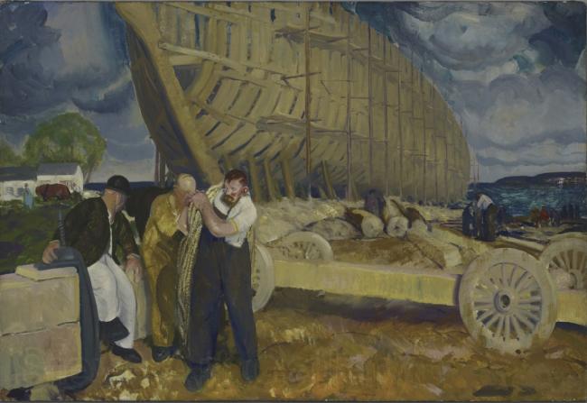 George Bellows Builders of Ships